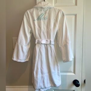 Bridal “I do” robe
